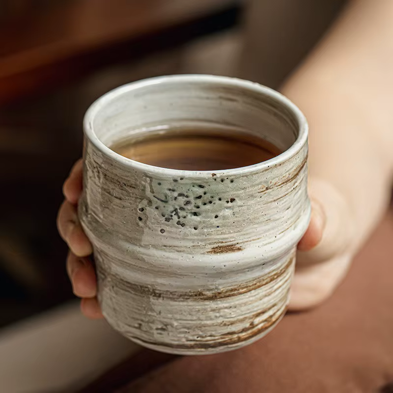Tasse à café en céramique brute japonaise