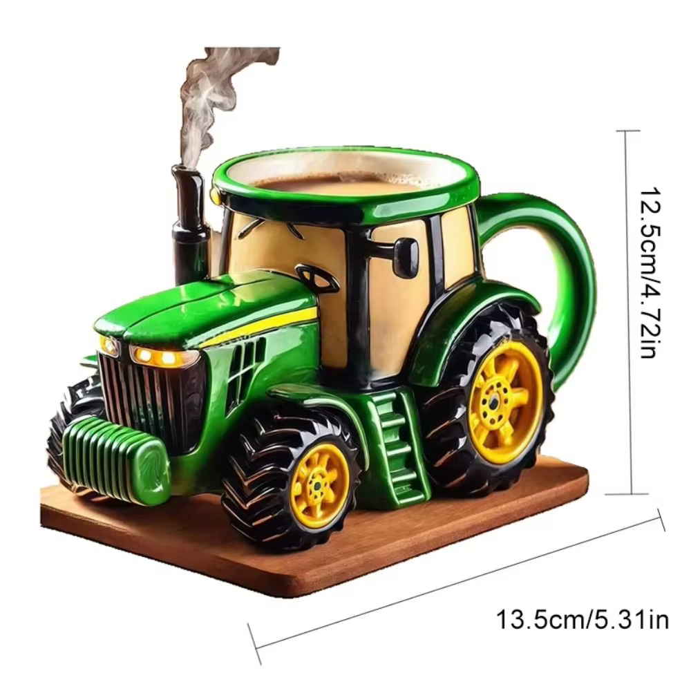 Tasse à café durable en forme de semi-remorque