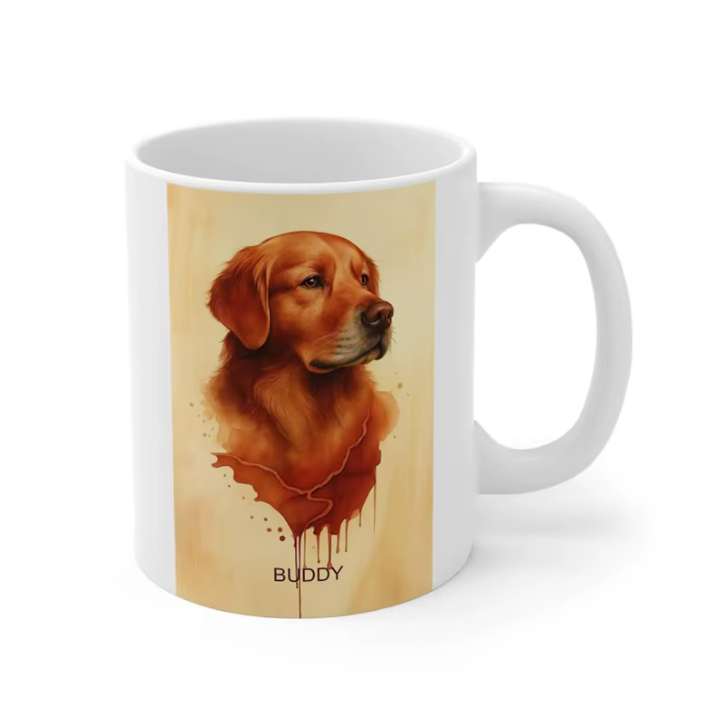 Tasse personnalisée avec Photo de chien