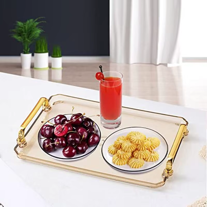 Petite et grande assiette de service avec valet Foy
