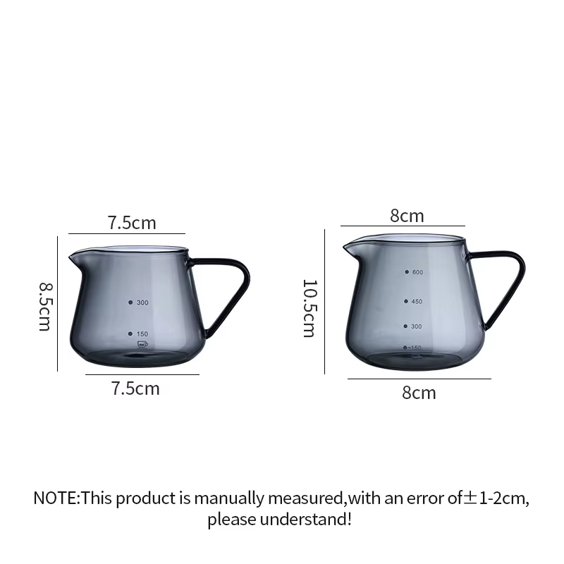 Cafetière en verre réutilisable