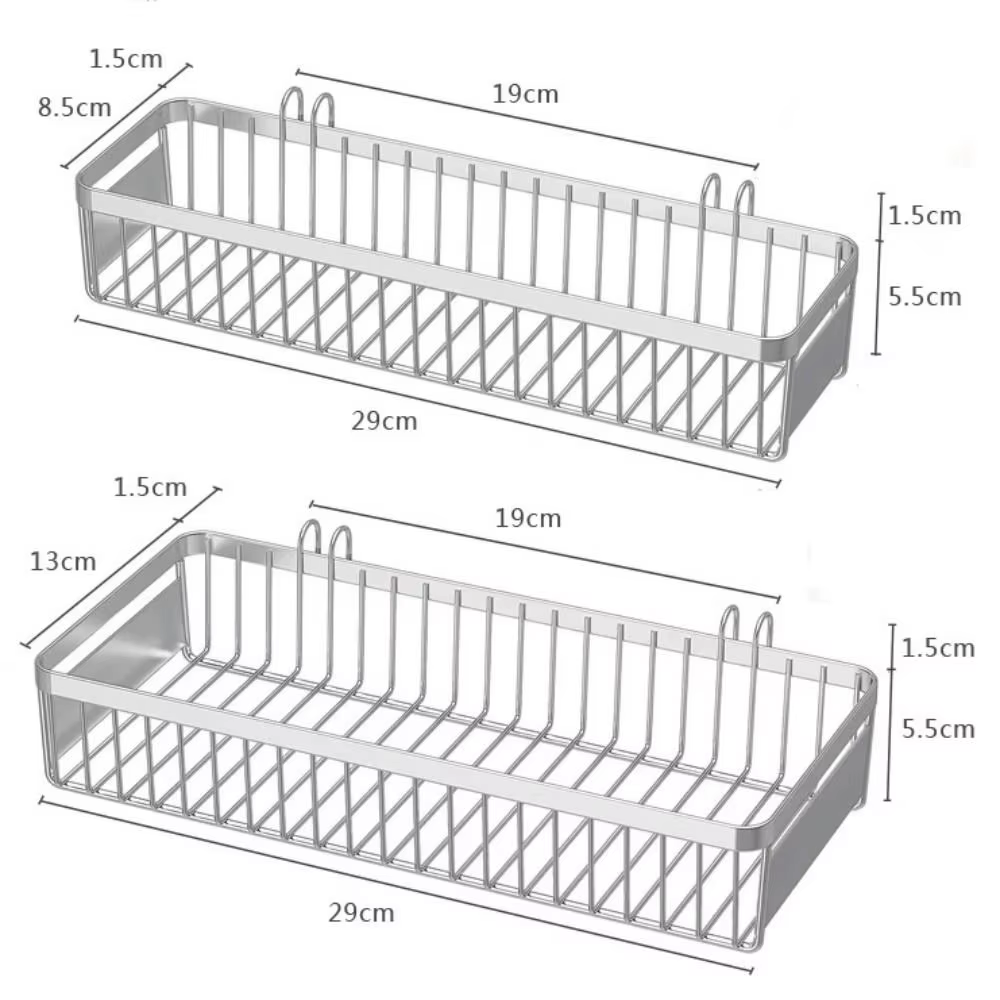 Porte-couverts suspendu en acier inoxydable