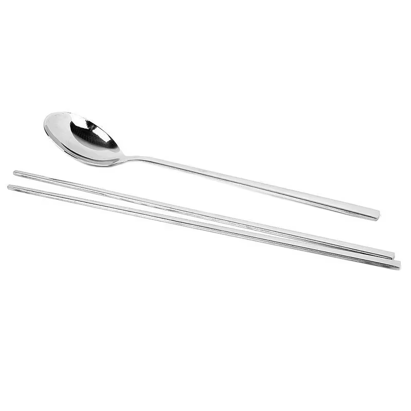 Ensemble de vaisselle coréen en acier inoxydable 304