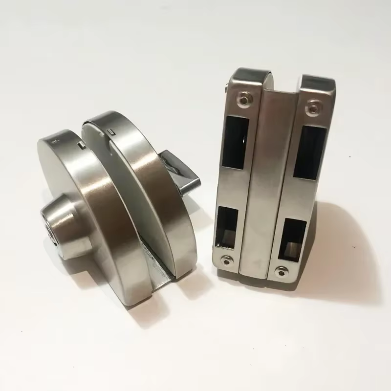 Serrure de porte marketà double 2,2 en acier inoxydable, serrure de porte ouverte en verre, sécurité en verre de bureau, 1 jeu, 10-12mm