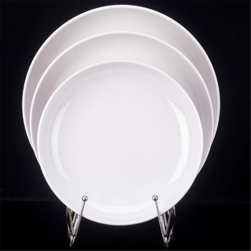 Assiettes à dîner rondes profondes en mélamine