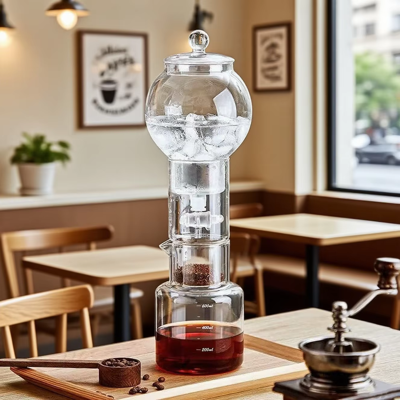 Cafetière goutte à goutte glacée