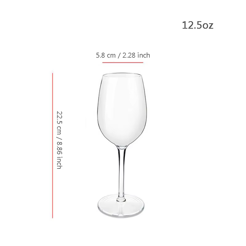 Verres à vin de bordeaux incassables