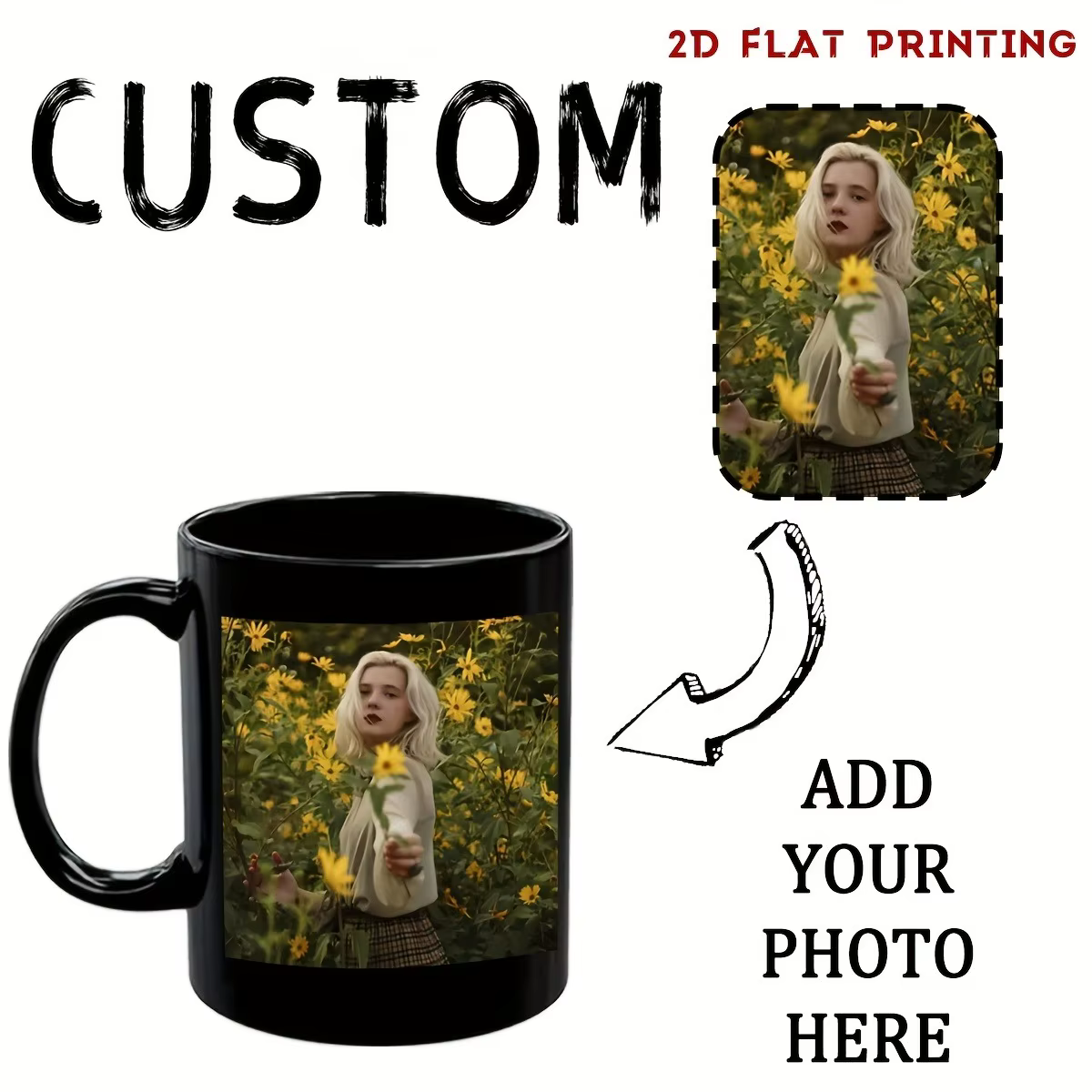 Mug personnalisé avec photo - Tasse en céramique avec image personnalisée