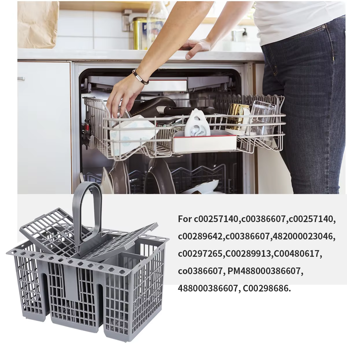 Adaptateur d'accessoires pour panier de lave-vaisselle multifonctionnel