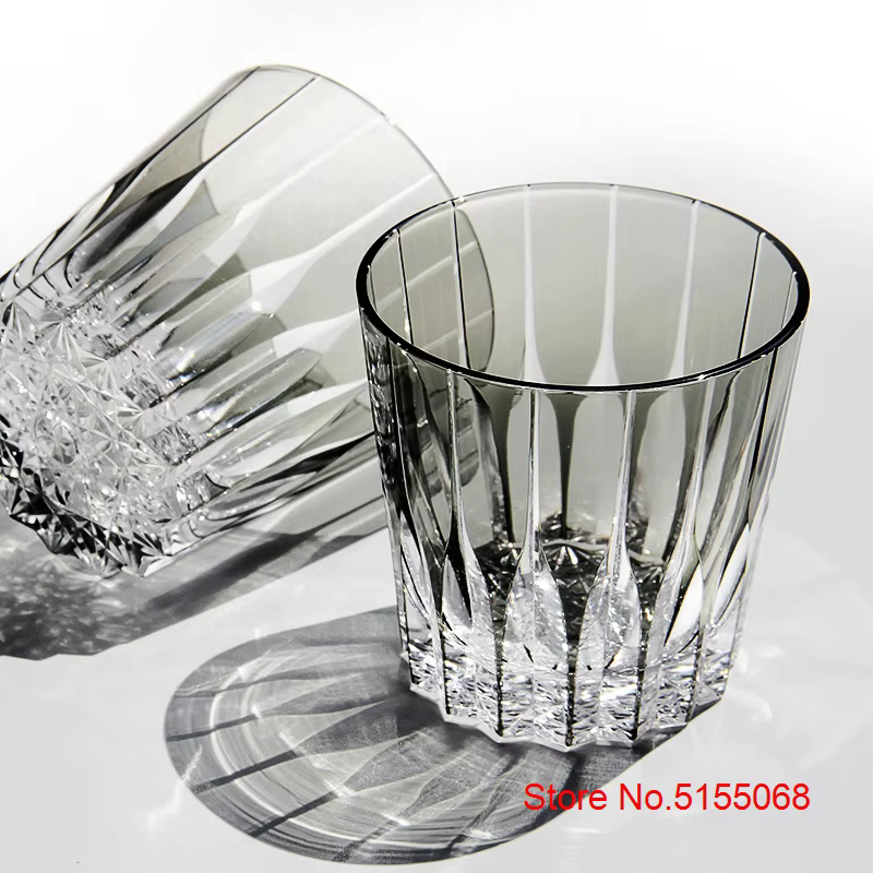 Verre à l'ancienne en cristal japonais Edo Kiriko