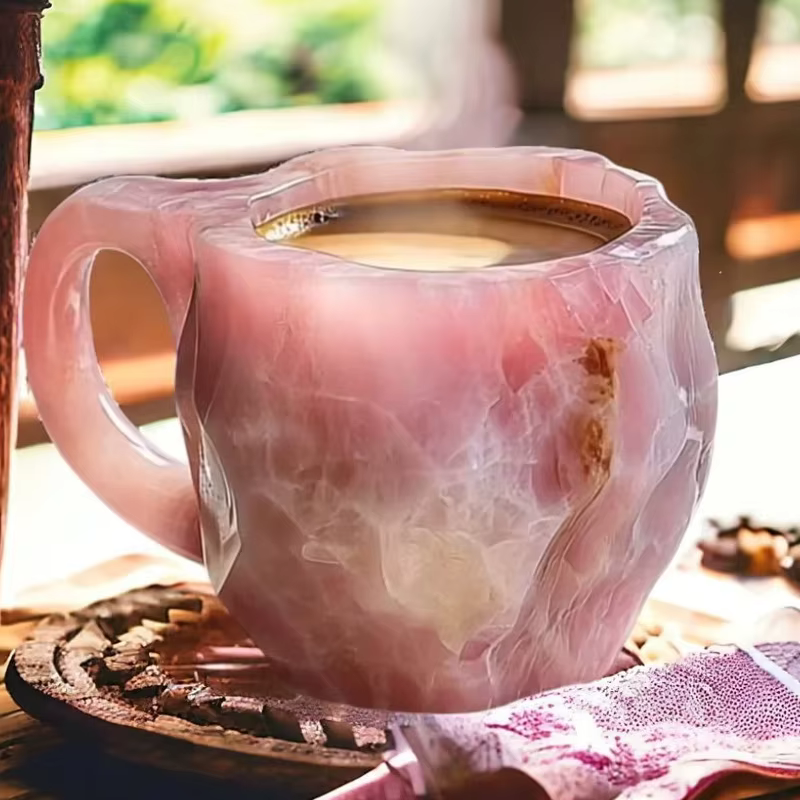 Tasses à café en cristal minéral à la mode