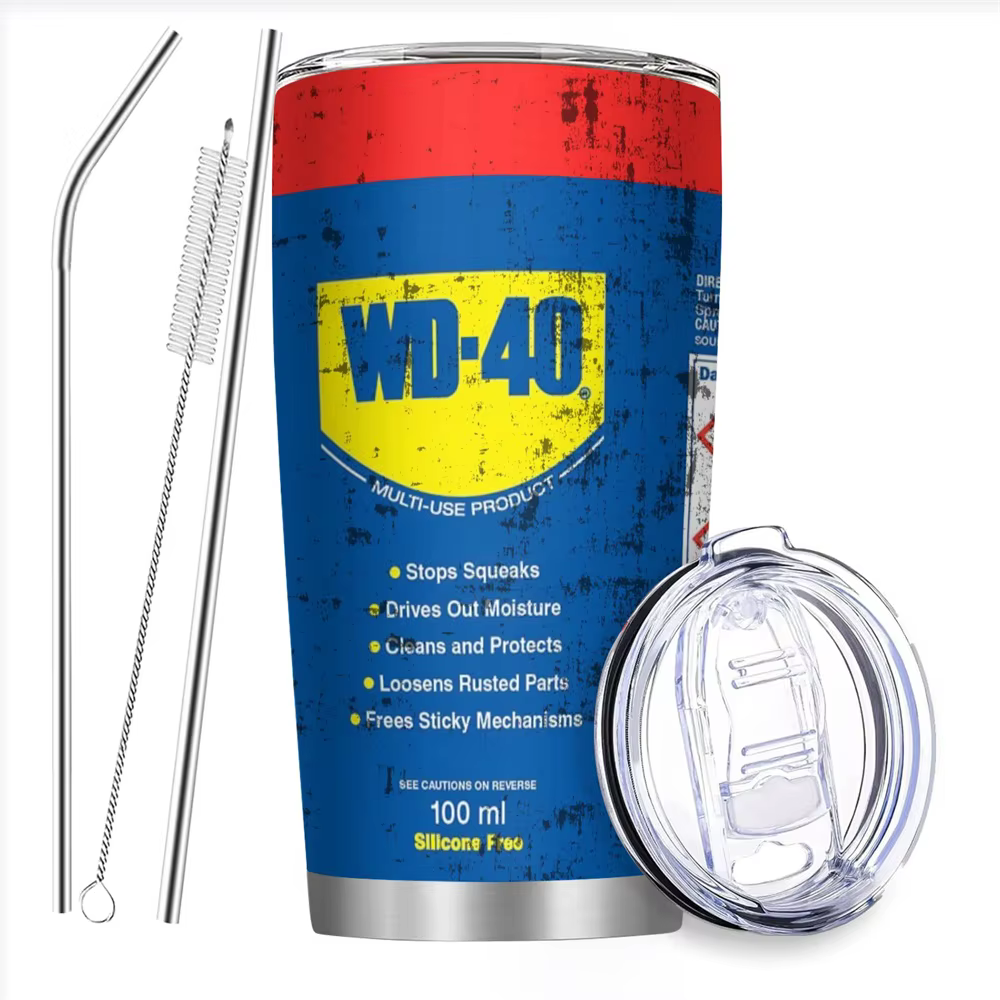Tasse isolée de 20 oz avec couvercle anti-fuite