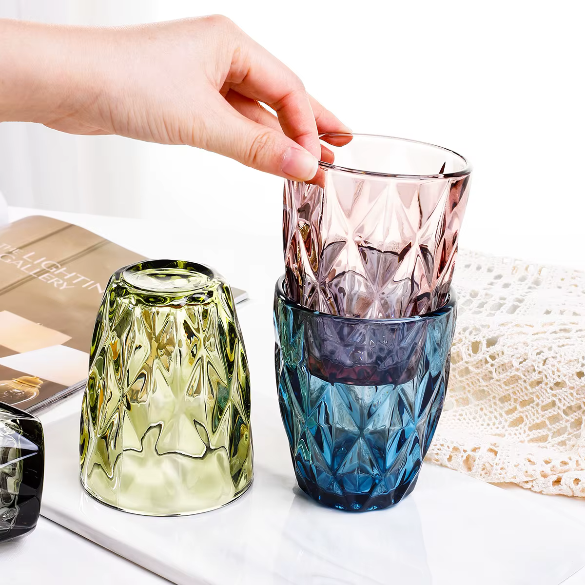 Verre à eau pour jus, bière