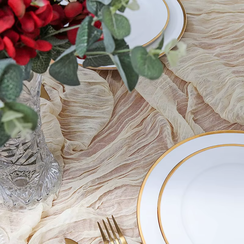 Chemin de Table Beige gaze
