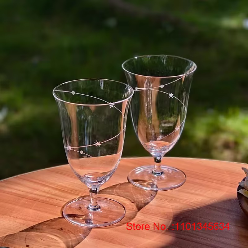 Verre à Vin Rouge Rétro Japonais Ultra-Mince