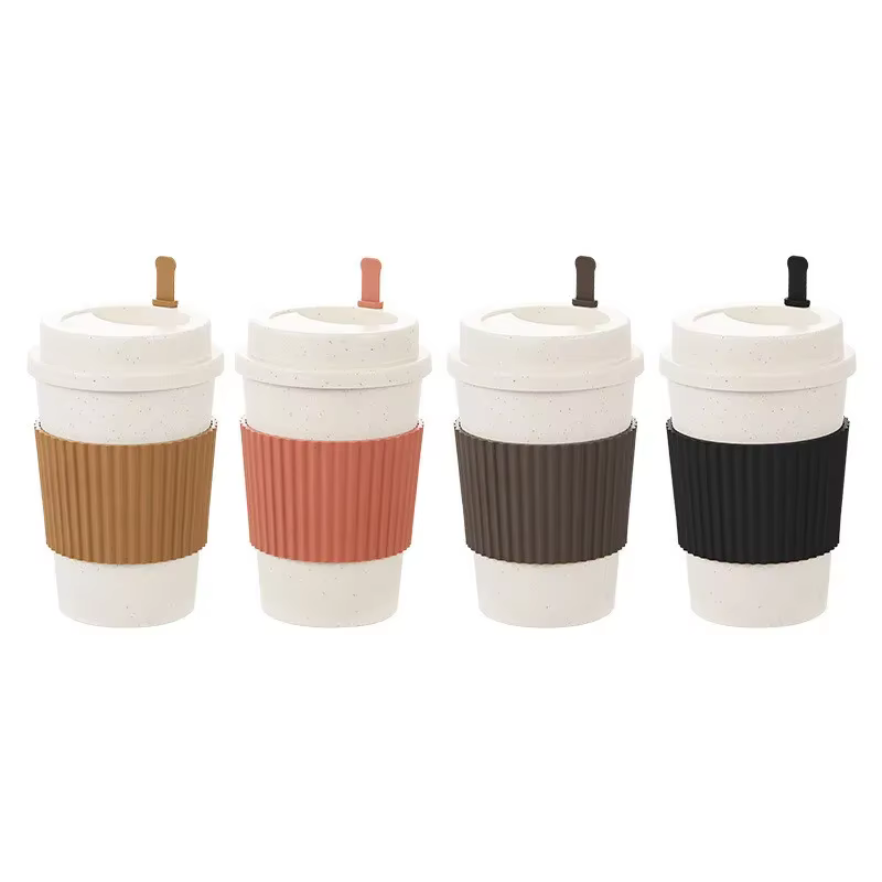 Tasses à café avec couvercles de 450ML