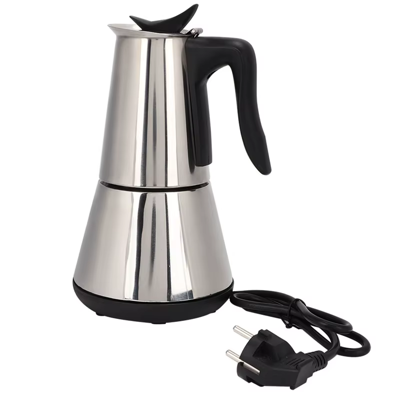 Cafetière classique en acier inoxydable
