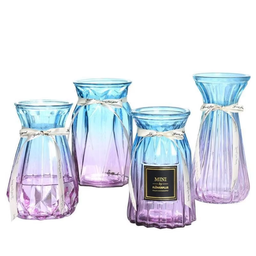 Vase en verre Transparent nordique