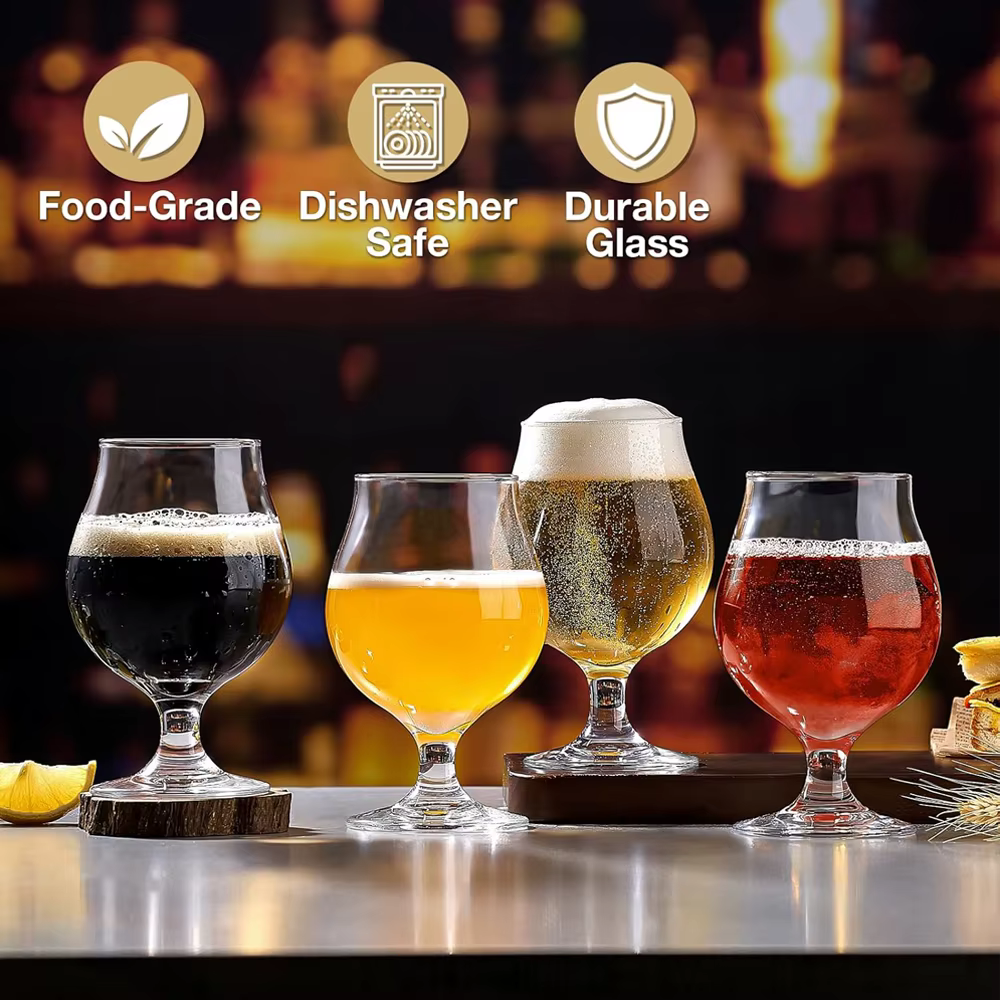 Verres à bière classiques de 500 ml