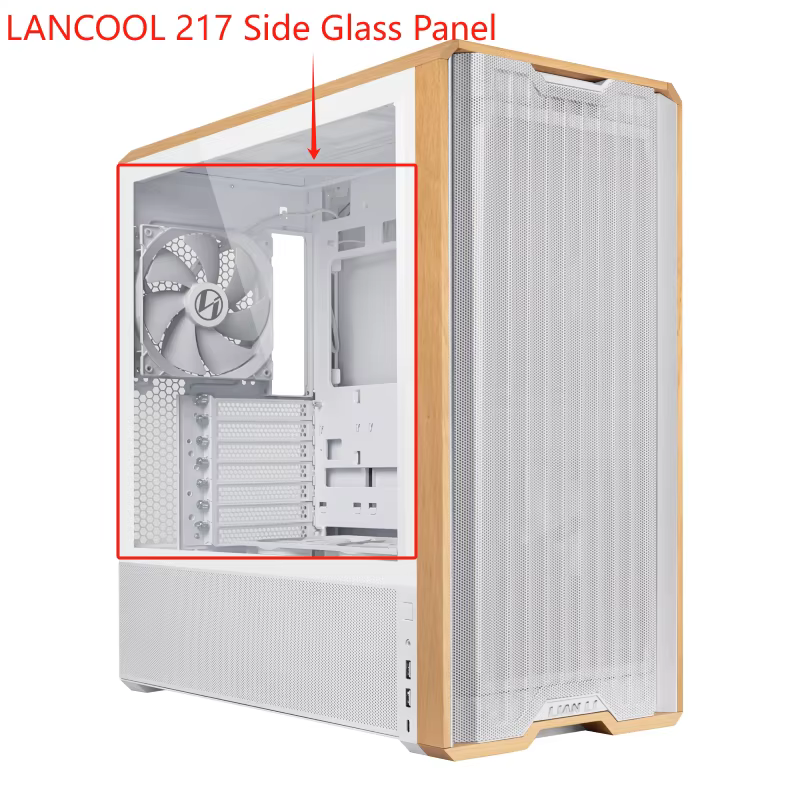 Panneau latéral en verre LIAN LI Lancool 217 (non destiné à une boîtier d'ordinateur) (LAN217-SGX/LAN217-SGW)