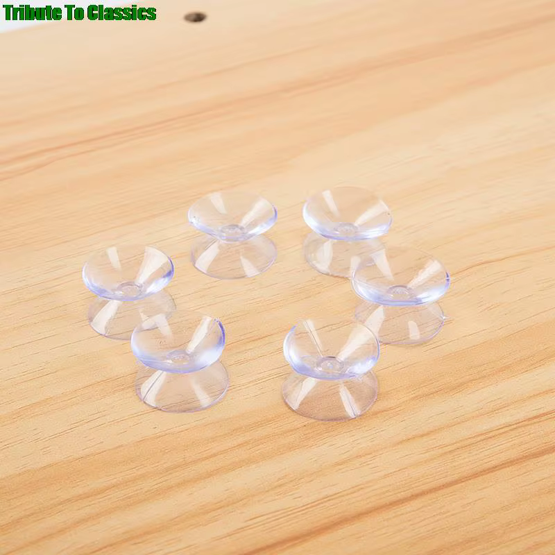 Ventouses Double face en Pvc, 10 pièces/lot, tampons à ventouse pour verre, ventouse en plastique, petite ventouse en plastique sans Trace de chaleur
