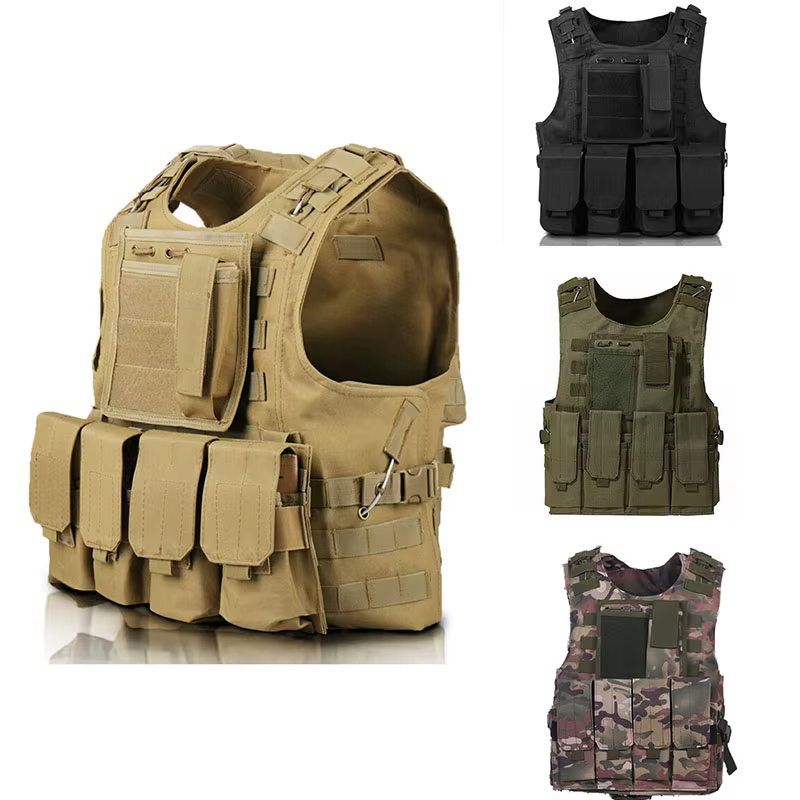 Gilet tactique CS jeu Airsoft assaut Molle gilet équipement vêtements de plein air chasse Camouflage gilet Combat sécurité gilet