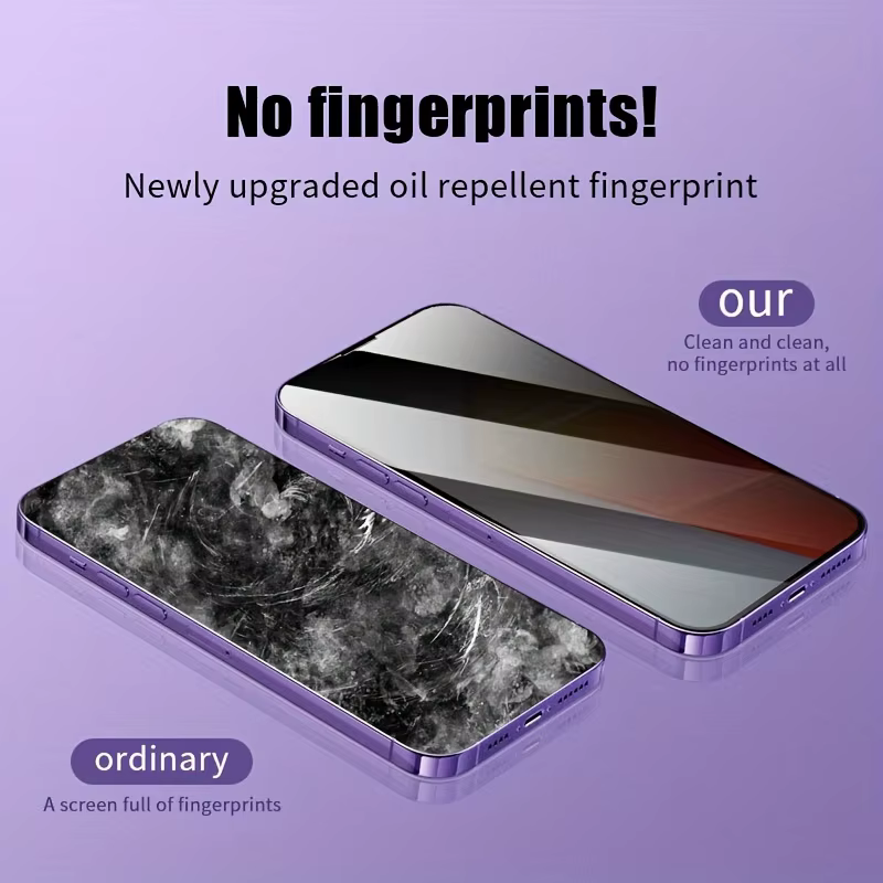 Verre trempé Anti-espion pour iPhone 13 12 Mini 11 14 15 Plus 16 Pro Max 17 Air 16e protecteur d'écran de confidentialité iPhone XR X XS Max 7 8 Film