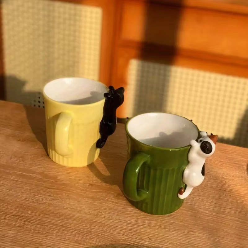 Mug à chat adorable – Tasse à café en céramique mignonne avec motif