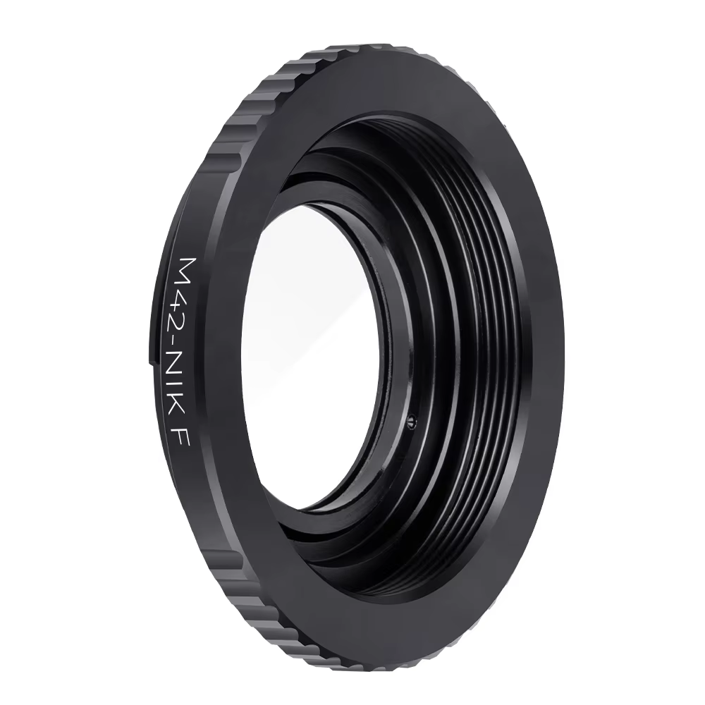 Adaptateur d'objectif K&F CONCEPT M42-NIK F pour objectif M42 vers monture d'appareil photo reflex numérique Nikon AI F D5100 D700 D300 D800 D90 avec capuchon en verre