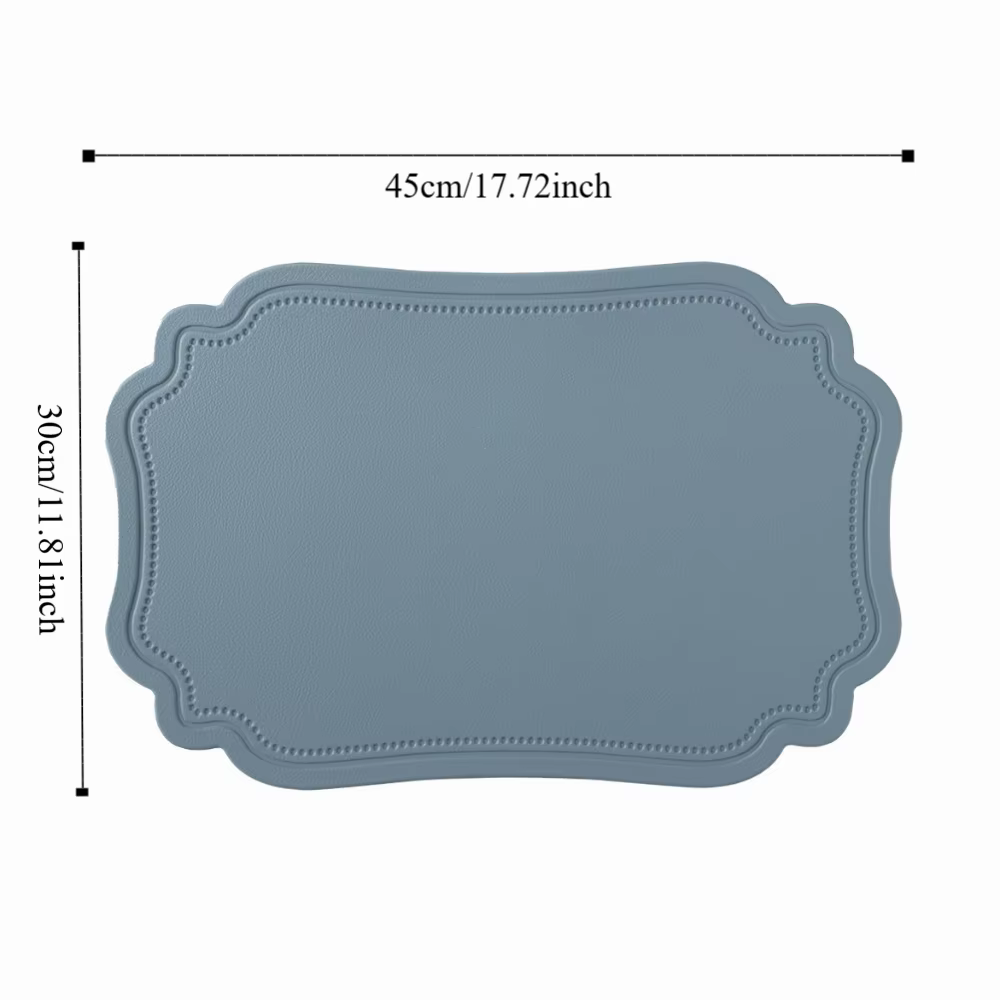 Ensemble de 4 dessous-de-plat rétro irréguliers