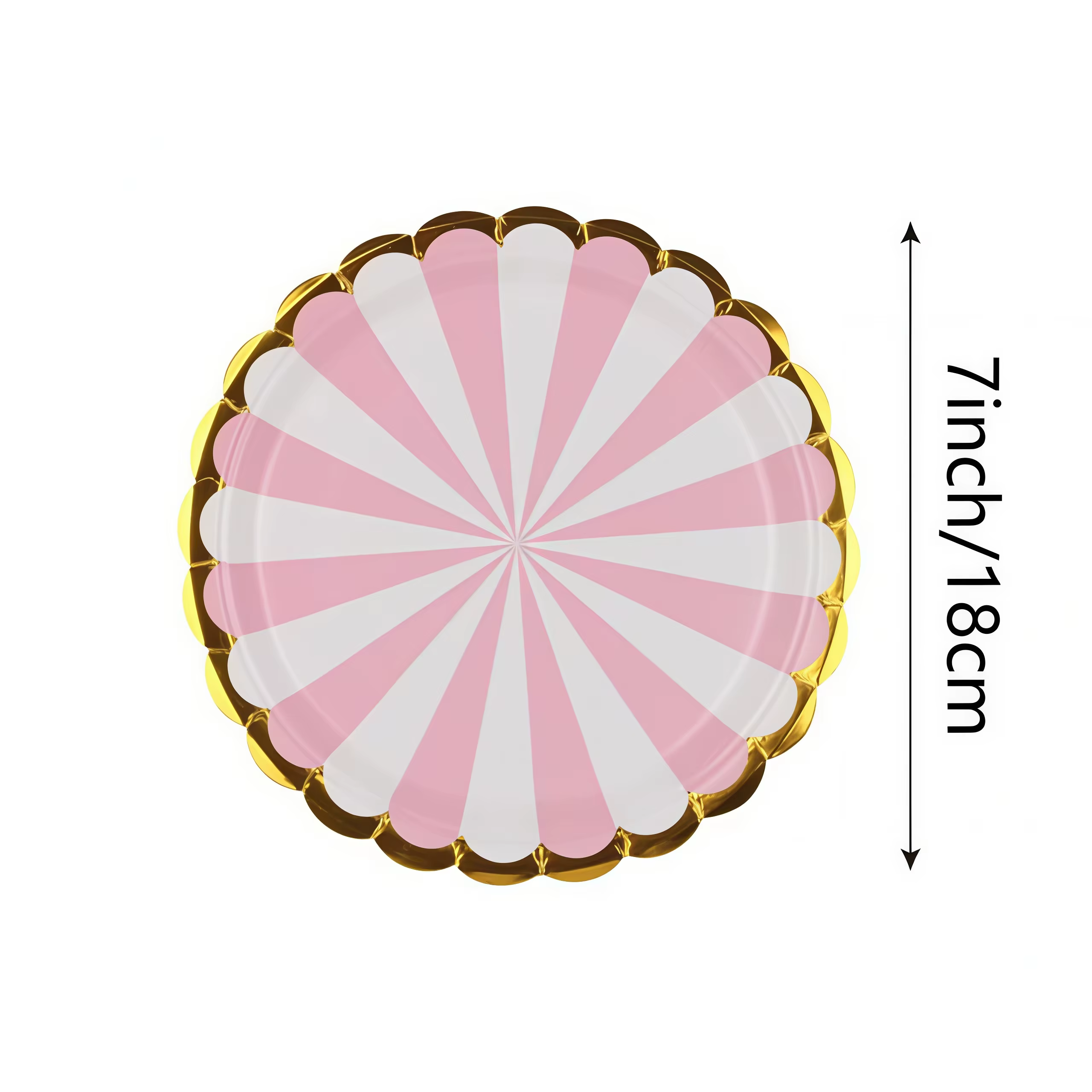 Assiettes en papier jetables pour fête
