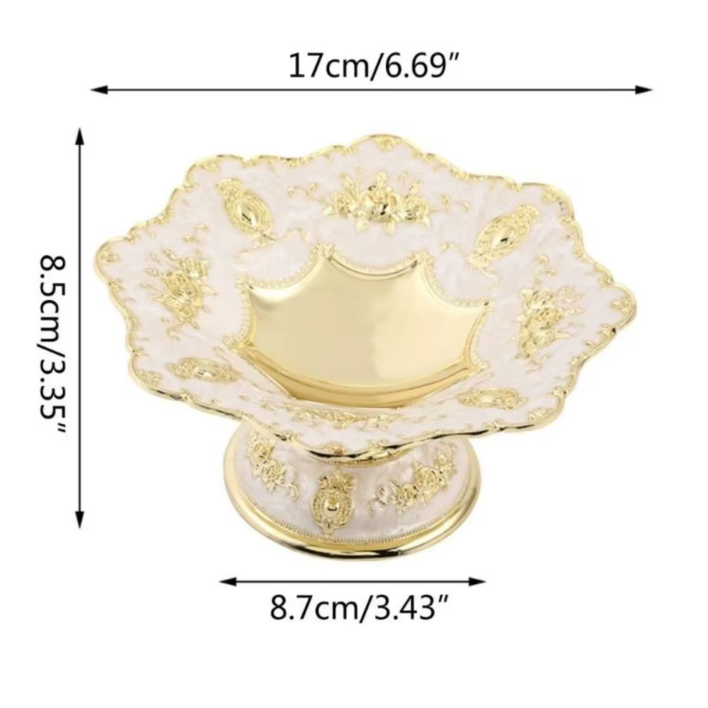 Assiette à fruits européenne Vintage haut de gamme