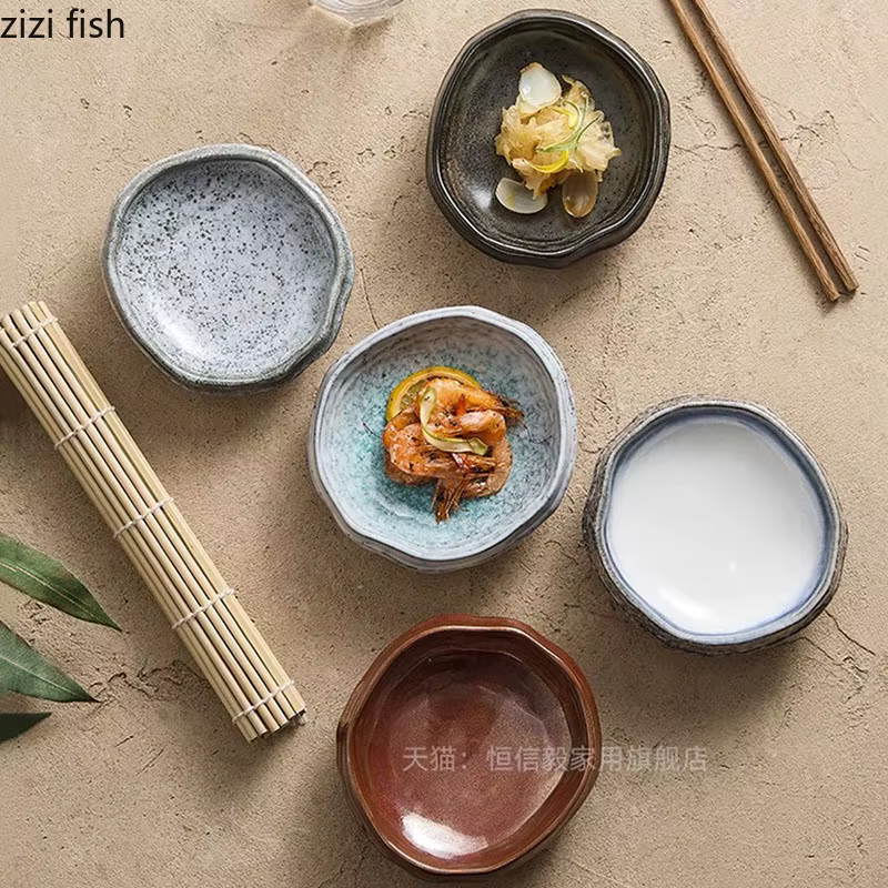 Assiette à Sushi en Céramique Vintage