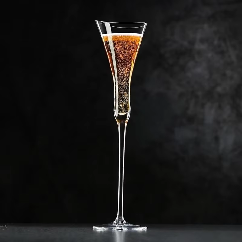 1/2 verres à champagne en cristal