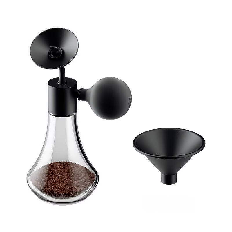 Bouteille testeur d'arômes de café en verre