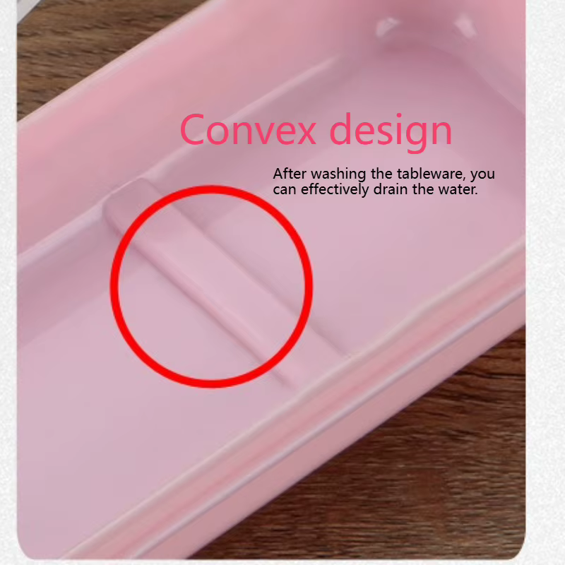 Boîte à couverts portable avec couvercle transparent