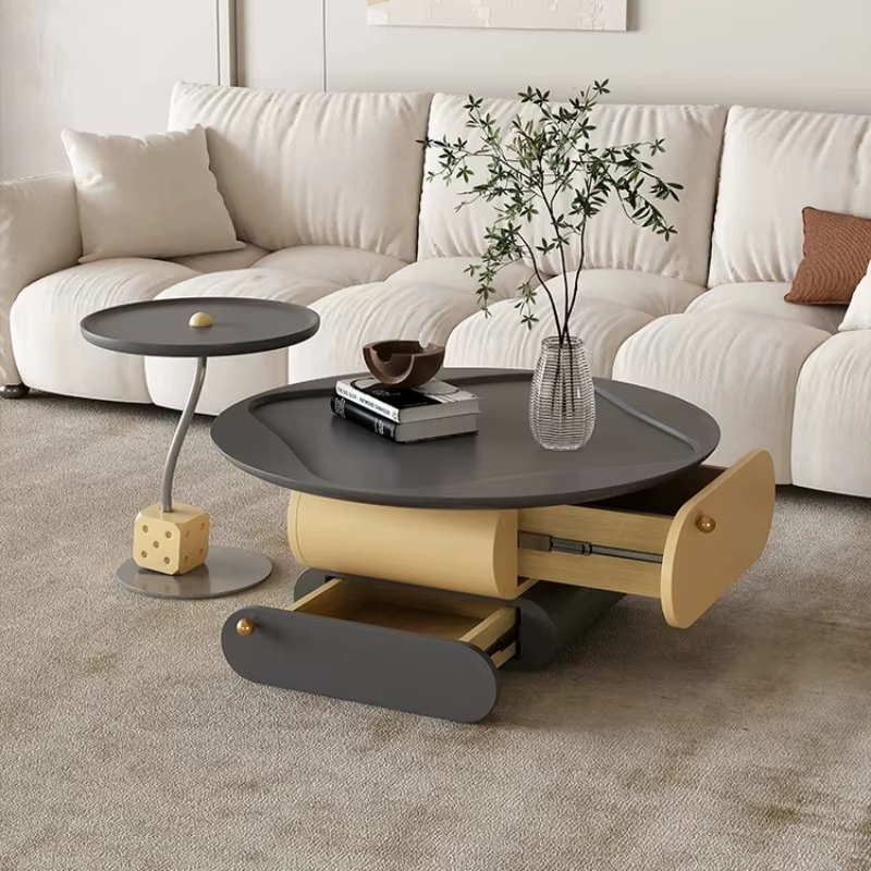 Table basse centrale élégante et moderne de luxe pour salon