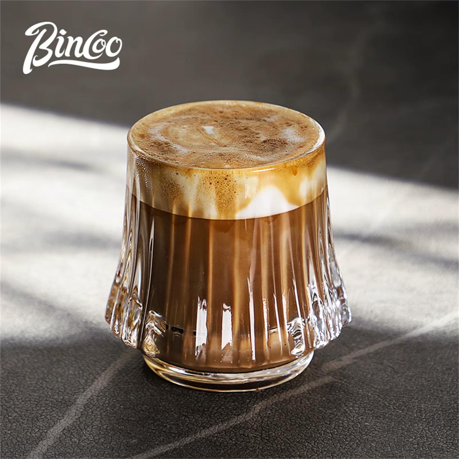 Bincoo tasse à café en verre résistant à la chaleur 160Ml bière lait