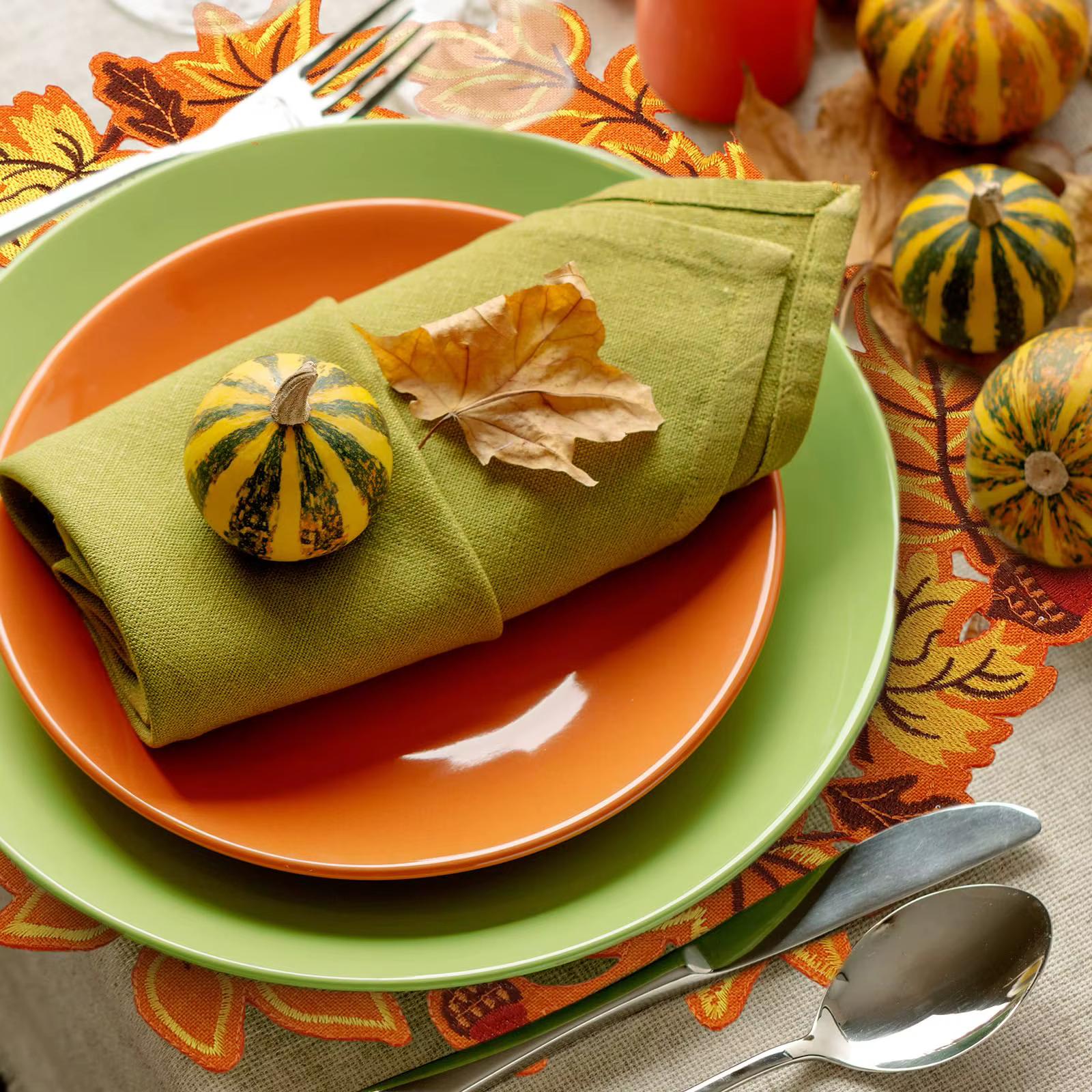 Napperon d'automne pour Thanksgiving