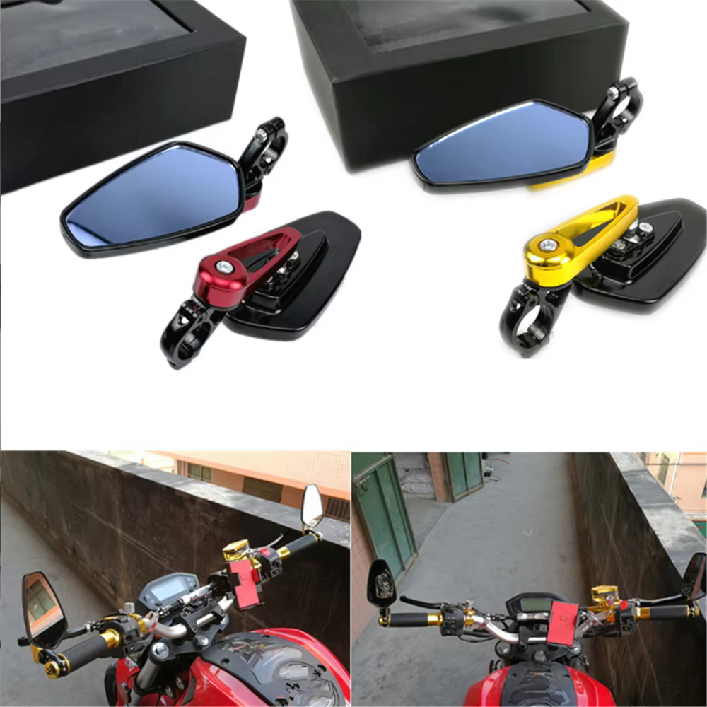 Accessoires de moto, miroirs d'extrémité de guidon, café Racer pour YAMAHA X300 V-MAX 1700 VMAX1 XMAX125 XMAX250 XMAX 400 MT03