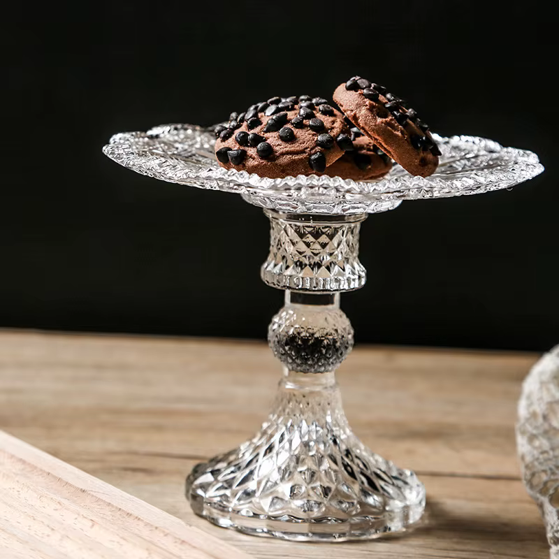 Support à gâteau en cristal