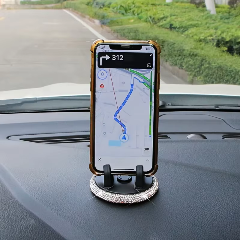 Support de téléphone portable pour voiture - Élégant et polyvalent, adapté à une pose horizontale et verticale