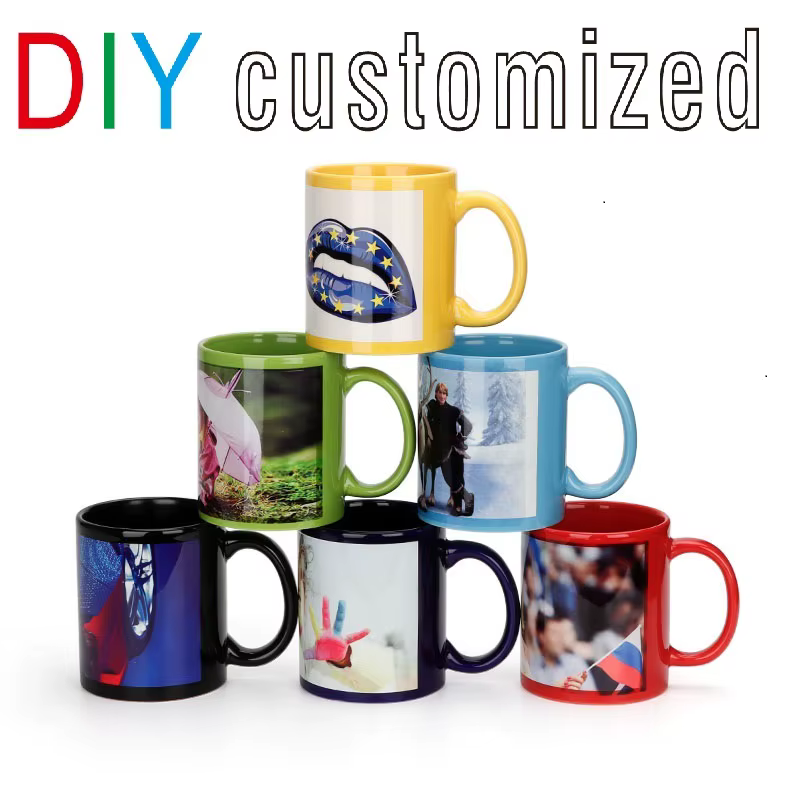Tasse en céramique noire de 350ML