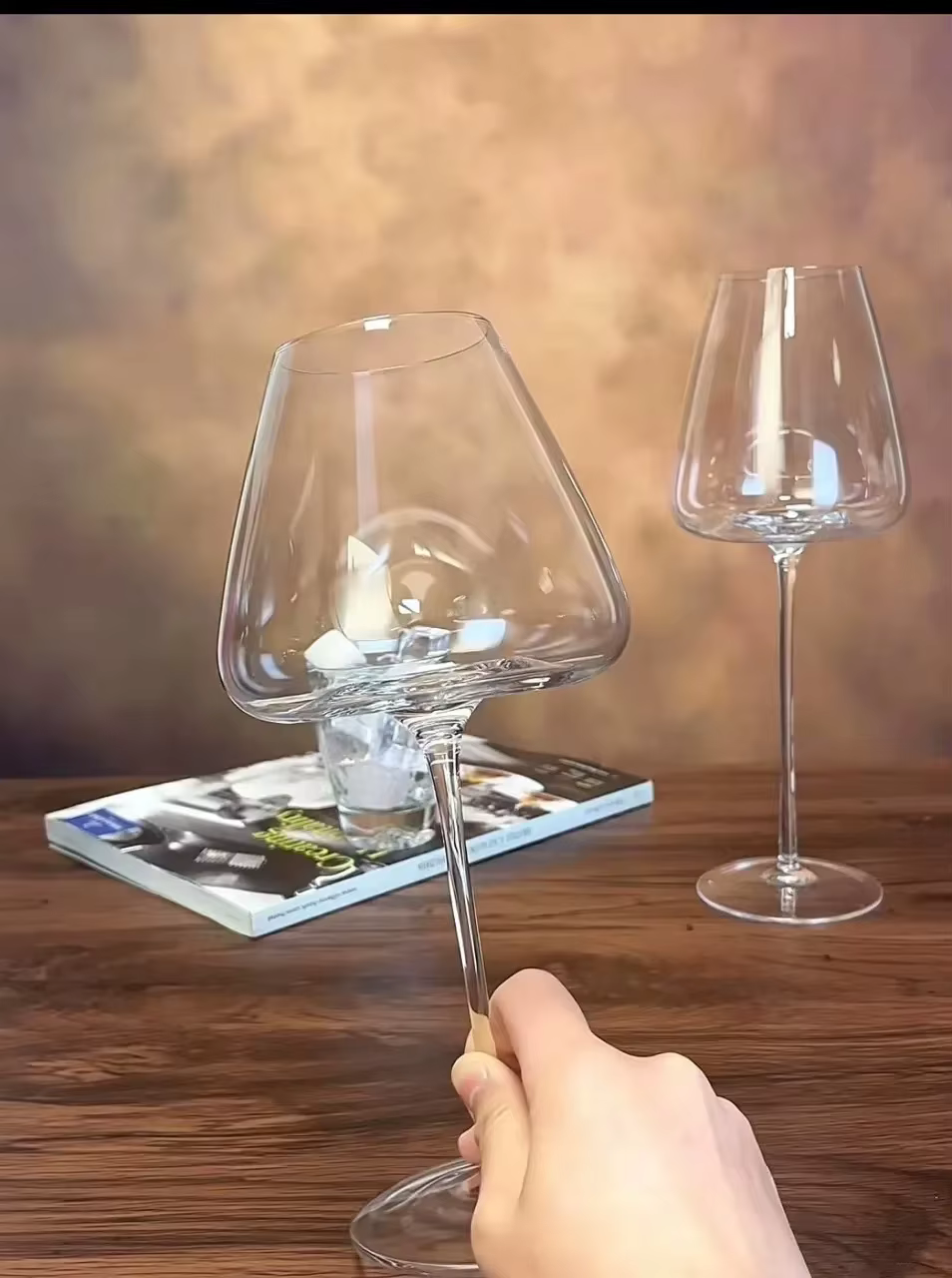 Grands verres à vin européens bordeaux clair