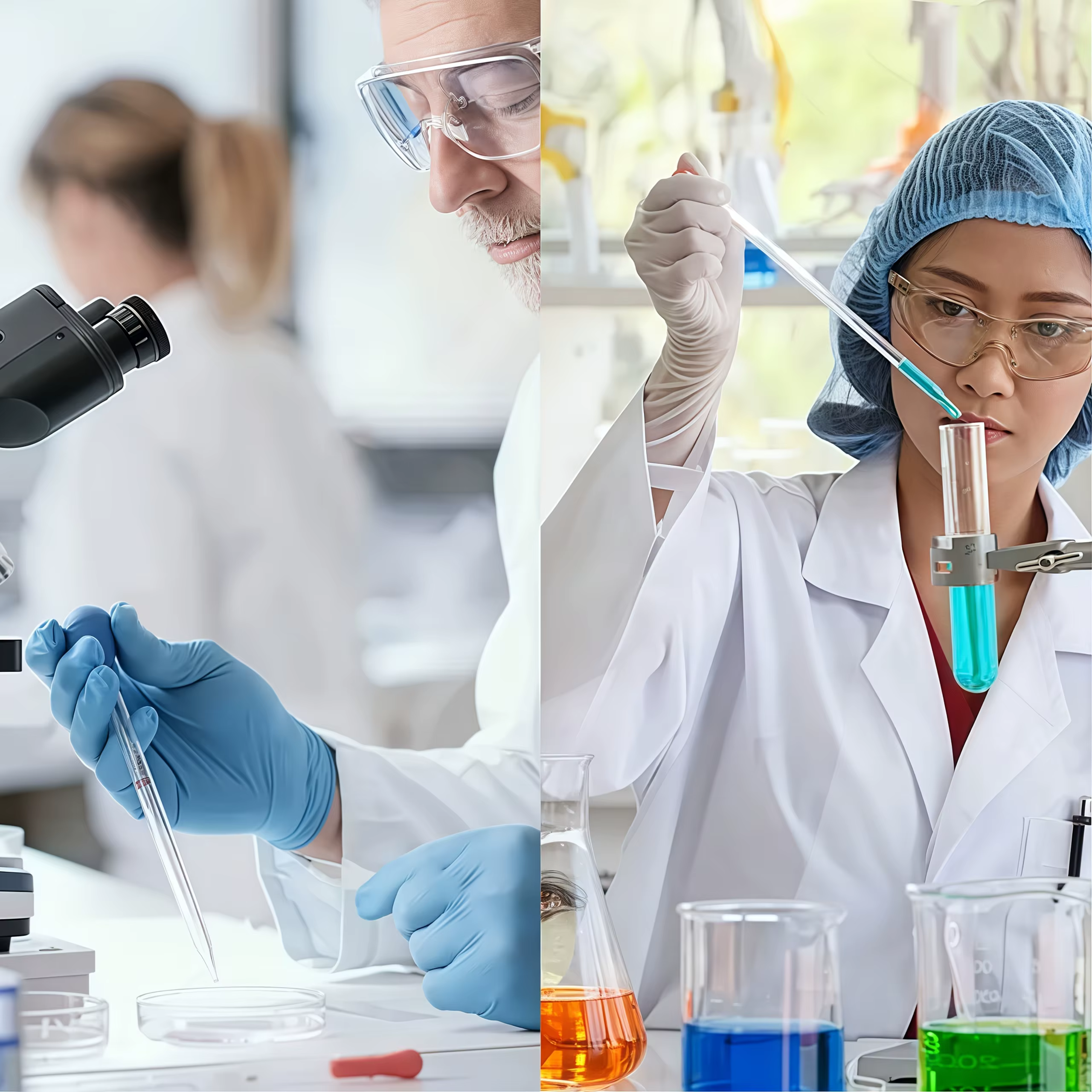 Pipette en verre, compte-gouttes