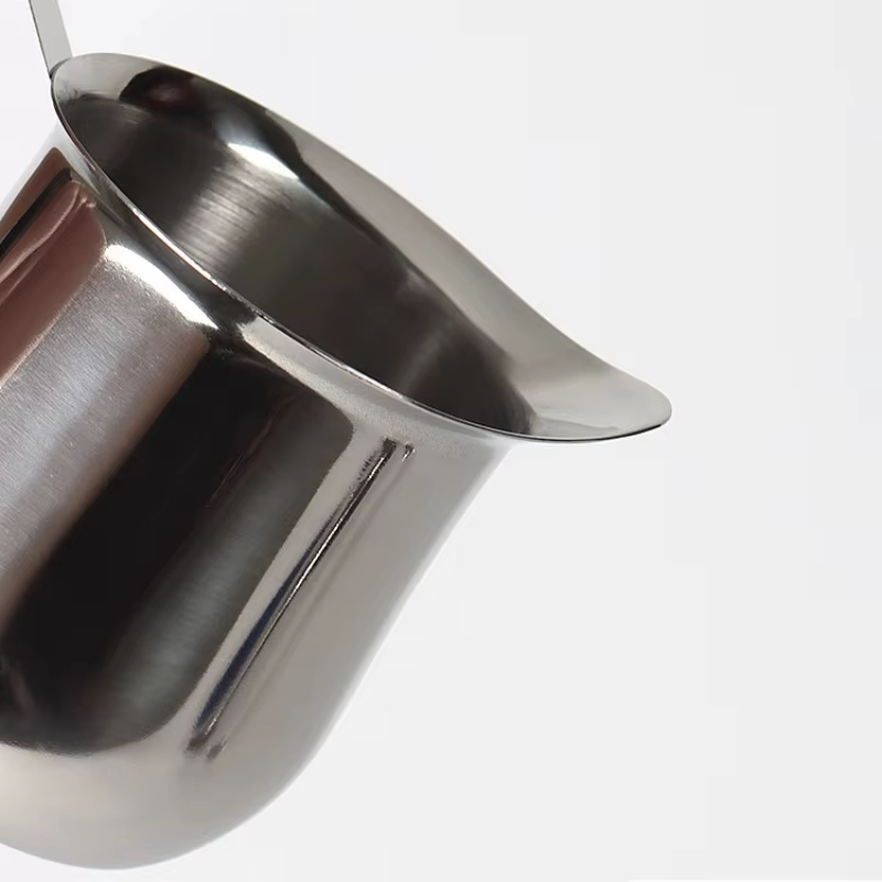 Pichet à café et à lait en acier inoxydable de 2/3/5/7 oz avec bec verseur