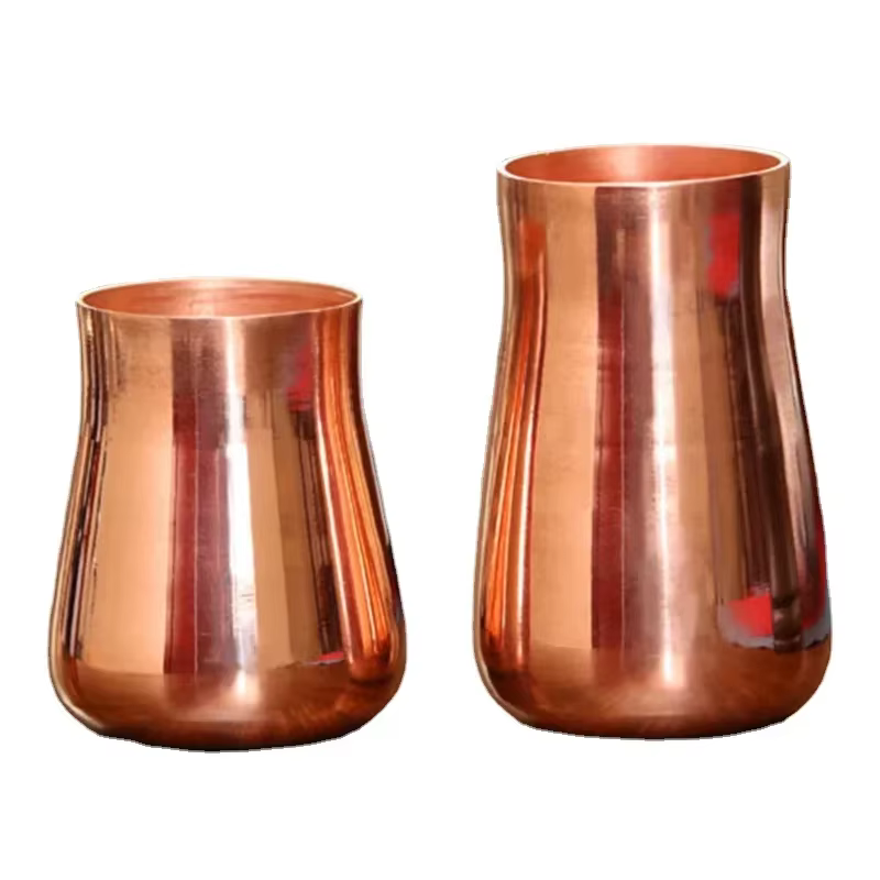 Tasse en laiton et cuivre pur