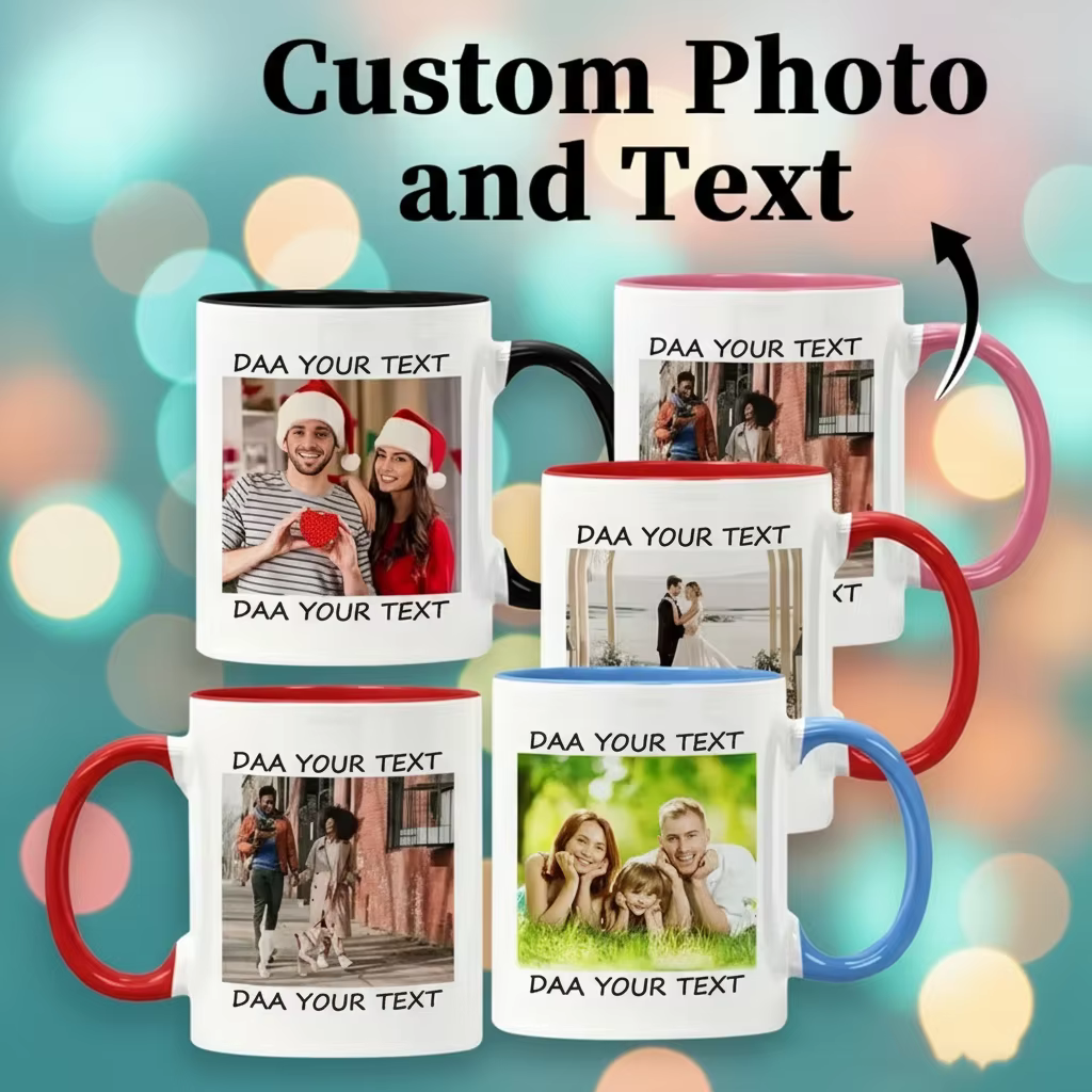 Personnalisez une tasse à café avec des photos et du texte - un cadeau unique pour les anniversaires