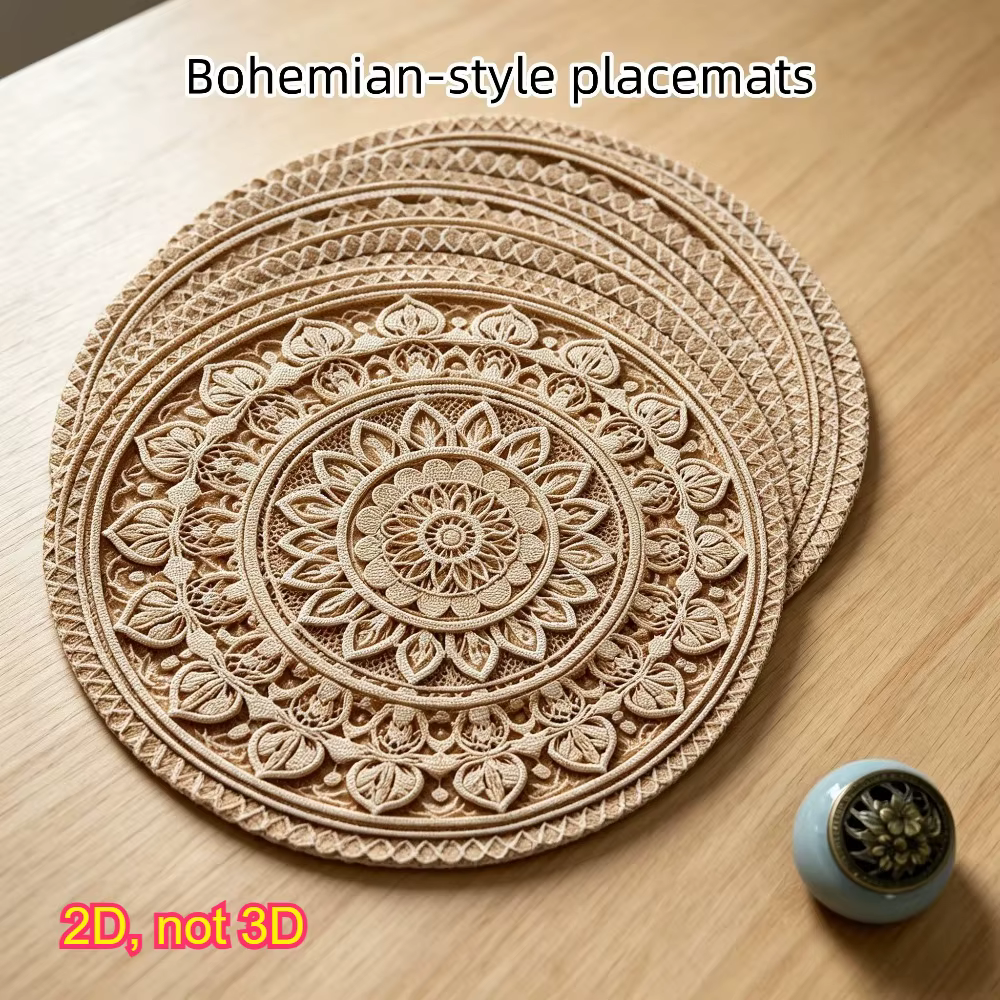 Lot de 8 sets de table ronds