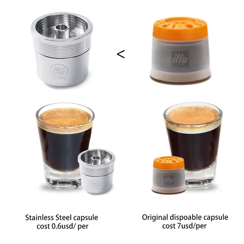ICafilas – filtre à café réutilisable en acier inoxydable